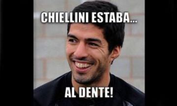 Los 'memes' del mordisco de Luis Suárez