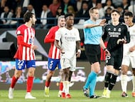 10/01/24 PARTIDO SEMIFINAL SUPERCOPA DE ESPAÑA 2024
REAL MADRID - ATLETICO DE MADRID
GOL 2-3 ANTONIO RUDIGER PROPIA PUERTA
POLEMICA ALVARO MORATA
TRISTEZA PROTESTA KEPA ARRIZABALAGA
ALBEROLA ROJAS ARBITRO