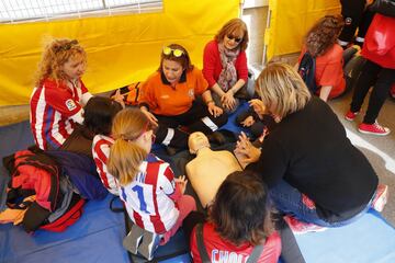 El primer día del niño en el Wanda Metropolitano