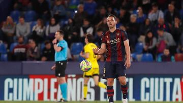 17/04/23  PARTIDO SEGUNDA DIVISION
LEVANTE UD - CD MIRANDES  
SEGUNDO GOL JAVI LLABRES 1-2 TRISTEZA ROBERTO SOLDADO