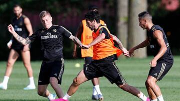 El Madrid sigue su preparación con Keylor y Bale en el gimnasio