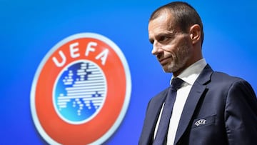 El presidente de la UEFA, Aleksander Ceferin.