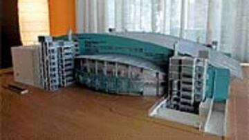 <b>MAQUETA.</B> Así será el Palacio de los Deportes de Madrid.
