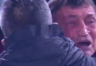 La escena viral que protagonizó Julio César Falcioni y que emocionó a las redes