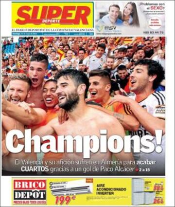 Portadas de la prensa deportiva