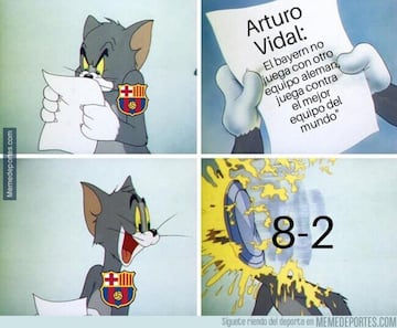 La derrota histórica del Barcelona, protagonista de los memes de la Champions