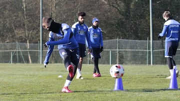 Entrenamiento Deportivo de La Coru&ntilde;a. Gandoy