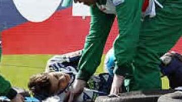 <b>TIEMPOS MEJORES.</B> Dani Pedrosa, durante la carrera en Malaisia tras la que se proclamó campeón del mundo de 125 c.c.