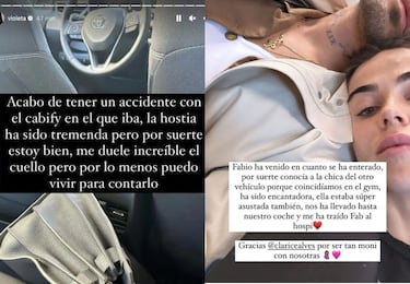 Violeta Mangri?n sufre un accidente de trfico y la mujer de Marcelo le echa una mano