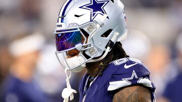ARLINGTON, TEXAS - DECEMBER 30: CeeDee Lamb #88 of the Dallas Cowboys looks on prior to the game against the Detroit Lions at AT&T Stadium on December 30, 2023 in Arlington, Texas. Ron Jenkins/Getty Images/AFP (Photo by Ron Jenkins / GETTY IMAGES NORTH AMERICA / Getty Images via AFP)