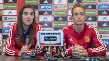 21/06/19 FUTBOL FEMENINO MUNDIAL FRANCIA 2019  
 SELECCION ESPA&Ntilde;OLA ESPA&Ntilde;A RUEDA DE PRENSA
 PATRI GUIJARRO  ALEXIA PUTELLAS