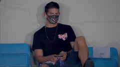 James Rodríguez acompaña al Real Madrid desde la tribuna