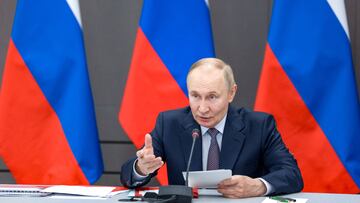 Russian President Vladimir Putin chairs a meeting of the Military-Industrial Commission in Perm, Russia September 19, 2025. Sputnik/Gavriil Grigorov/Pool via REUTERS ATTENTION EDITORS - THIS IMAGE WAS PROVIDED BY A THIRD PARTY.