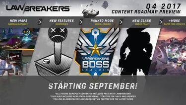 Lawbreakers recibirá nuevos mapas, modos y funciones