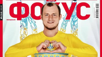 Zozulya ya es icono en Ucrania: la revista Focus lo hace portada