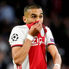 Ziyech podrá jugar contra el Getafe, Veltman será baja