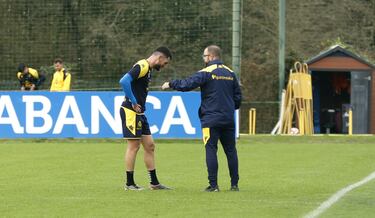 Hugo Rama es duda ante el Barça B y Pablo Vázquez, entre algodones