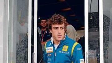 <b>ILESO. </b>Alonso piensa ya en su regreso.