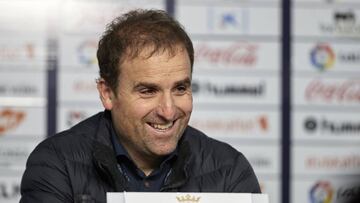 Arrasate, feliz en la vuelta a los entrenamientos en Tajonar