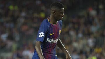 Demb&eacute;l&eacute; con el Barcelona. 