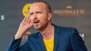 Aaron Paul en la alfombra roja de &quot;El Camino: A Breaking Bag Movie&quot;, en el Festival de Cine de Sitges. Octubre 12, 2019.