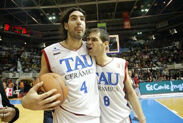 En la temporada 2004-05 el equipo vitoriano quedó subcampeón de la Euroliga al perder en la final ante el Maccabi Tel Aviv. Calderón tuvo un promedio de 14,5 puntos y 3,5 rebotes en aquella Final Four. 