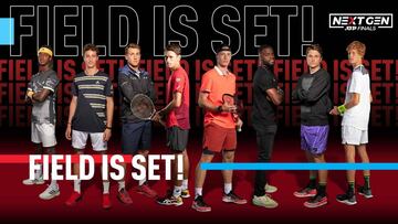 Jugadores de las ATP Finals en 2019.