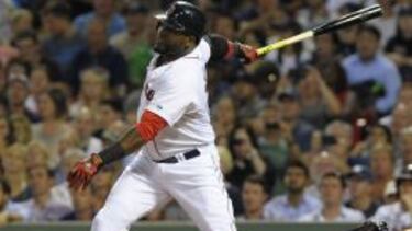 David Ortiz consigue su home run número 495 frente a los New York Yankees.