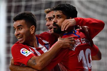 1-0. Antonine Griezmann celebró el primer gol.