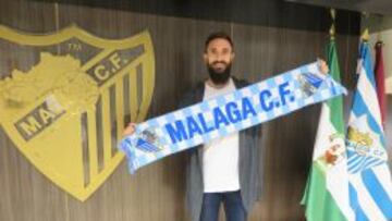 El Málaga presenta a Cifu:
"Es un sueño esta aquí"