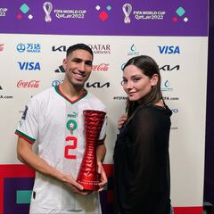 ¡Estuvo con Hakimi y una estrella del Bayern!: el día inolvidable de Kel Calderón en Qatar