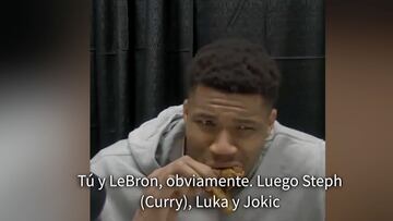 El gran momento en que Antetokounmpo es elegido en el All Star