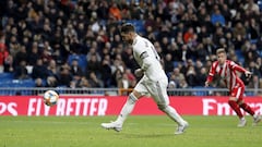 El penal a lo Panenka de Sergio Ramos ante el Girona
