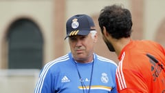 CARLO ANCELOTTI  DIEGO LOPEZ REAL MADRID