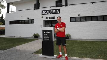 Miguel Grau, entrenador del Valencia B.