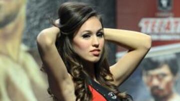 <b>A sus pies y a los de Márquez. </b>El mundial del peso welter reunió a la habitual colección de bellas. Además de las misses de rigor, las modelos publicitarias causaron sensación en Las Vegas. Pacquiao no cayó rendido a sus pies, sino a los de Márquez, pero el KO hubiera sido parecido: fundido en negro y pajarillos que cantan.