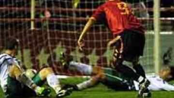 <b>BIGOLEADOR.</b> Portillo volvió a marcar, esta vez con la selección sub-21, dos goles, y sigue demostrando que cada vez que sale al terreno de juego, es un seguro de gol.