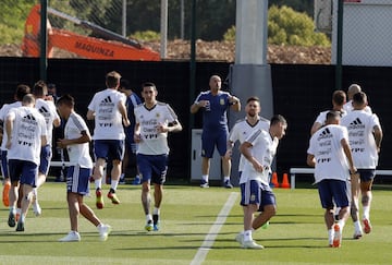 Así fue el entrenamiento de la Selección en Barcelona