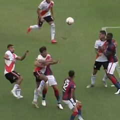 ¿Lo celebró? Paulo Díaz fue el héroe con un gol ante su ex club