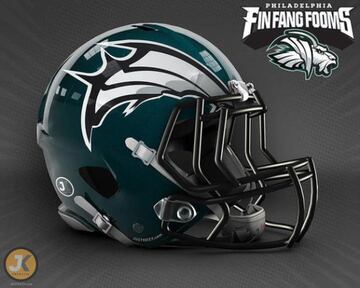 Cascos de NFL con la inspiración de Marvel y Stan Lee