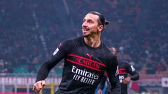 Zlatan Ibrahimovic of AC Milan during the Italian championship Serie A football match between AC Milan and SSC Napoli on December 19, 2021 at San Siro stadium in Milan, Italy - Photo Morgese-Rossini / DPPI
 AFP7 
 19/12/2021 ONLY FOR USE IN SPAIN