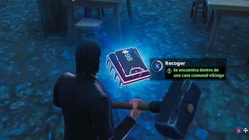 Fortnite Battle Royale: cómo conseguir el Fortbyte #98 dentro de una casa comunal vikinga