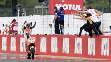 Marc Márquez fue el ganador en Argentina.