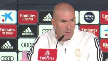Zidane: "Bale habló con el club, yo no puedo decir lo que pasó"