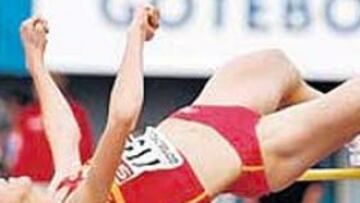 <b>DECEPCIÓN. </b>Ruth Beitia saltó 1,92, pero no pudo con 1,95.
