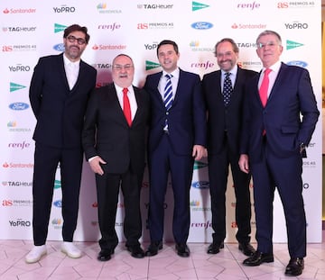 Vicente Jiménez, Alfredo Relaño, Alejandro Martínez Peón, Juan Cantón y Alejandro Elortegui 
