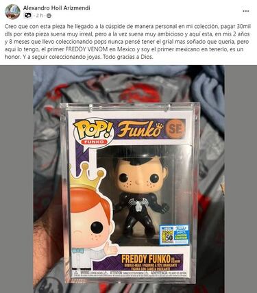 Mexicano paga más de medio millón de pesos por un Funko