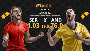Serbia vs. Andorra: horario, dónde ver, pronósticos y clasificación