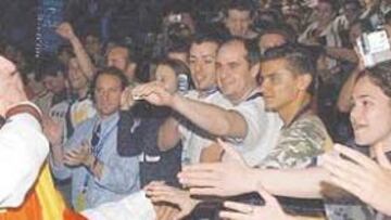 <b>EL HÉROE DEL DÍA. </b>El público animó y disfrutó con los combates que le llevaron al oro al madrileño Rubén Montesinos.