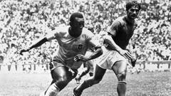 How many World Cups did Pelé play in and how many did ‘O’Rei’ win with Brazil?